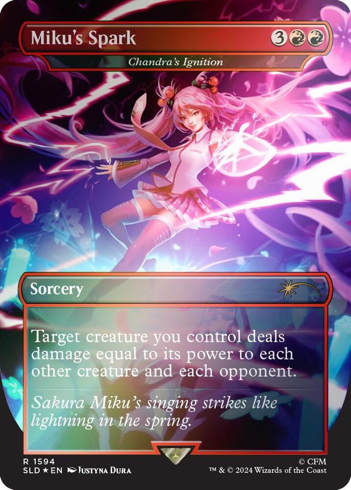 Miku's Spark - Chandra's Ignition (Rainbow Foil) - Secret Lair
