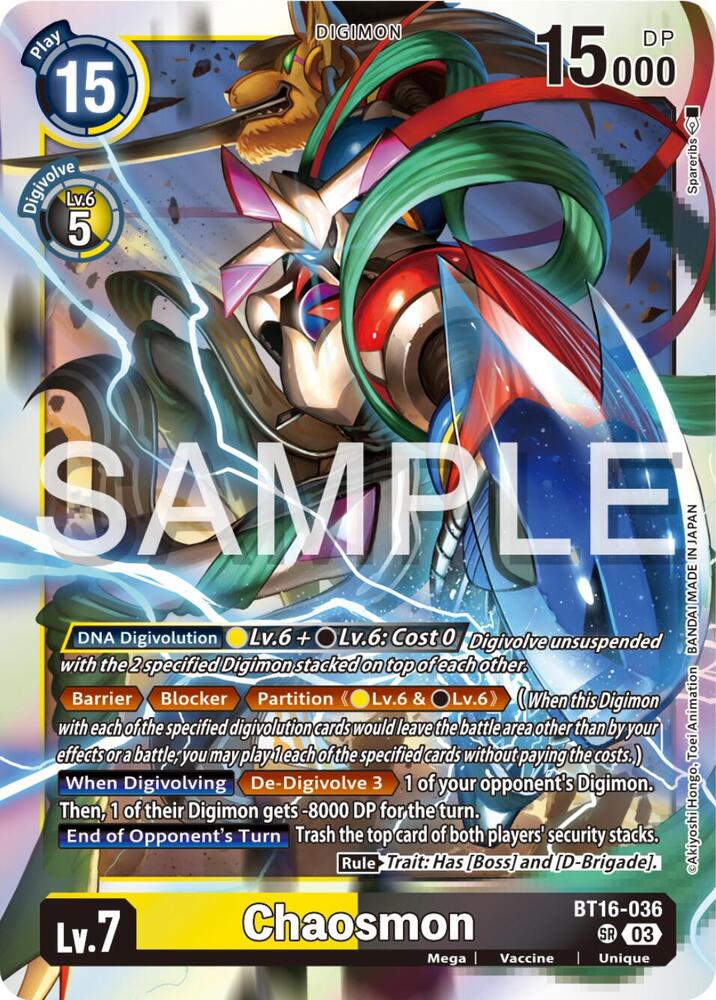 Chaosmon - Beginning Observer - Digimon Card Game - TCGplayer.com