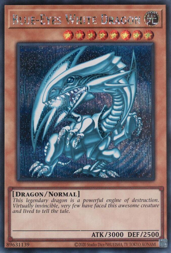 Blue-Eyes White Dragon (Secret Rare) - 25th Anniversary Ultimate