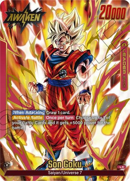 Son Goku - FS01-01 (Gold) - Fusion World Promotion Cards and Packs
