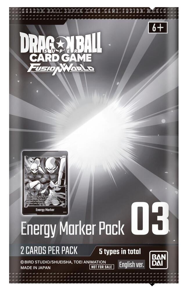 Energy Marker Pack 03 - Fusion World Energy Markers - Dragon Ball