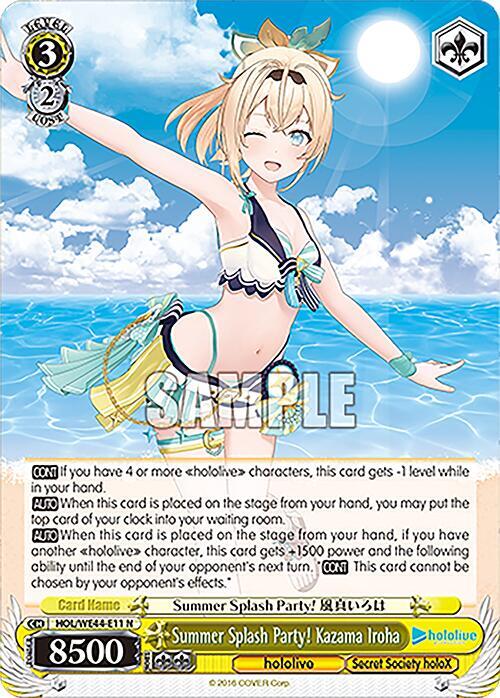Summer Splash Party! Kazama Iroha - hololive production Summer