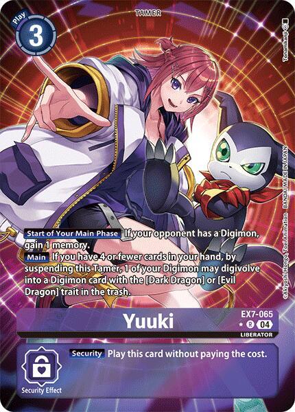 Yuuki (Alternate Art) - Digimon LIBERATOR - Digimon Card Game