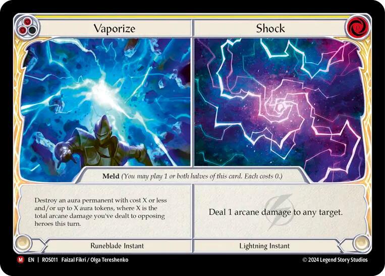 Vaporize // Shock - Rosetta - Flesh and Blood TCG - TCGplayer.com