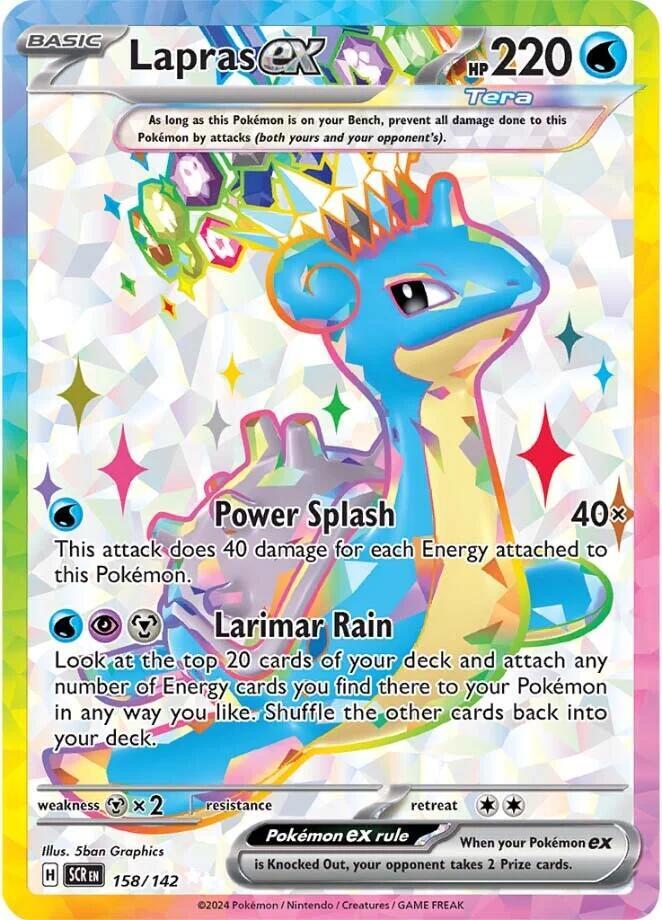 Lapras ex - 158/142 - SV07: Stellar Crown - Pokemon - TCGplayer.com