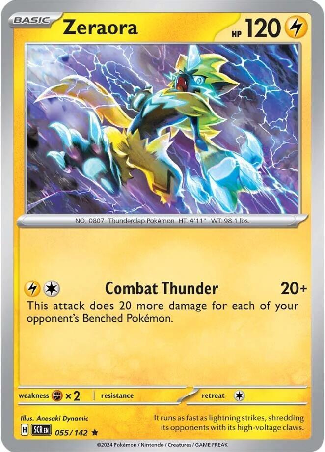 Zeraora - 055/142 - SV07: Stellar Crown - Pokemon - TCGplayer.com