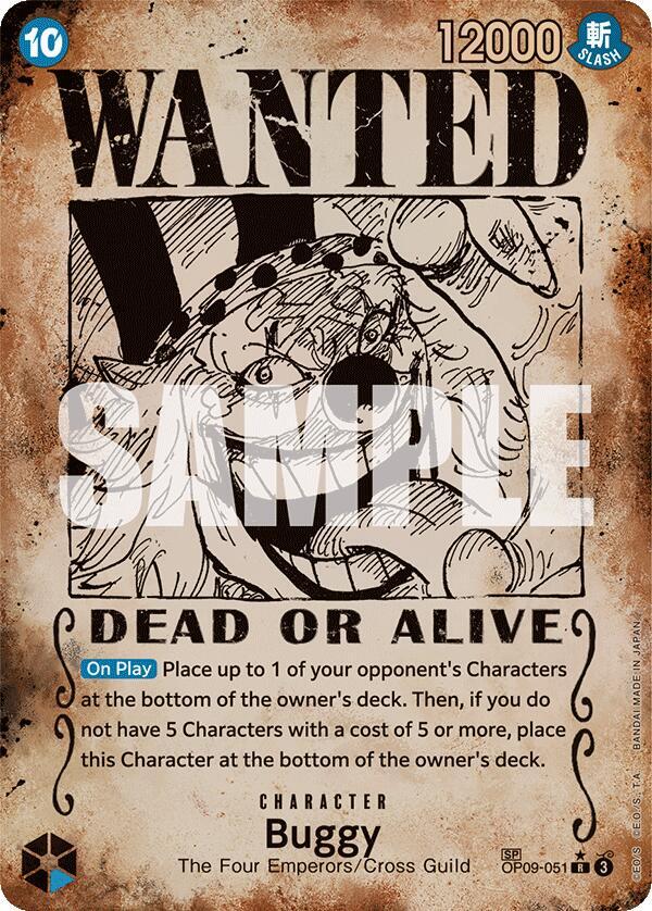Buggy (051) (Wanted Poster) - Emperors in the New World - One