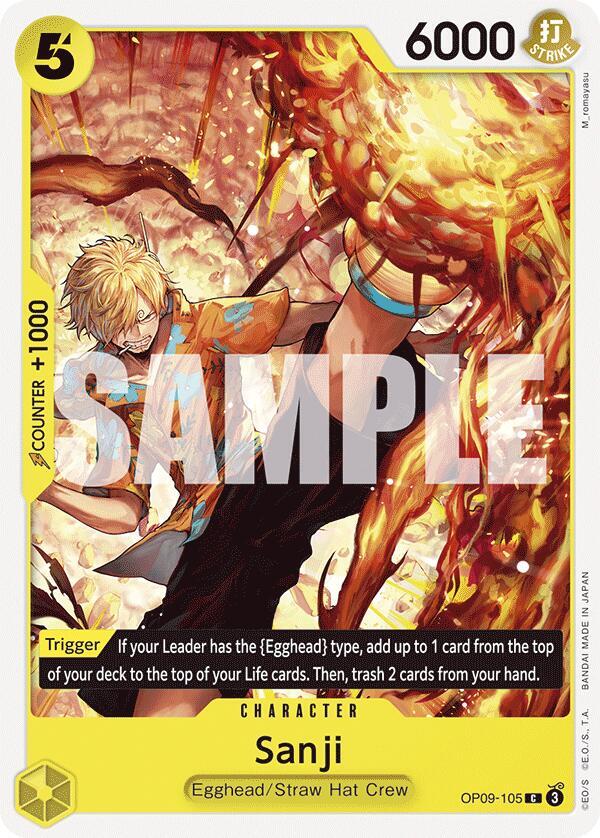 Sanji (105) - Emperors in the New World - One Piece Card Game