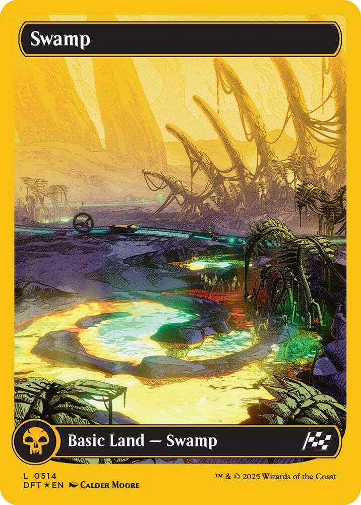 Swamp (0514) (First-Place Foil) - Aetherdrift - Magic: The