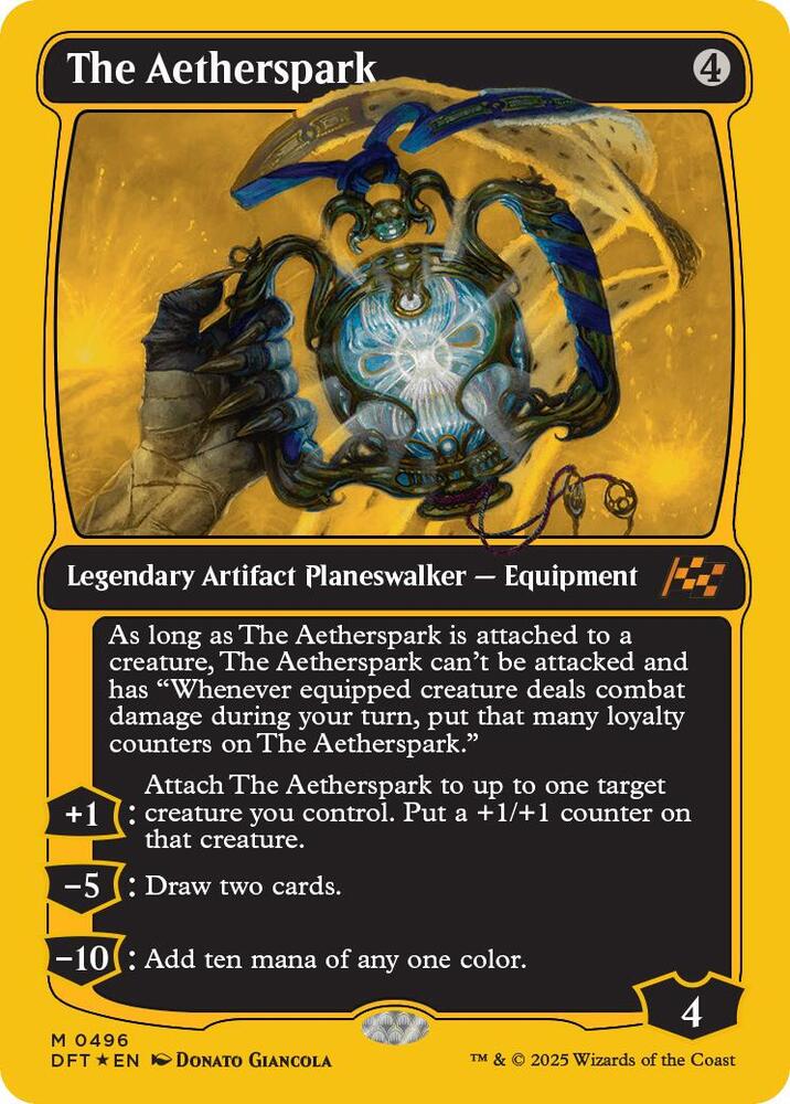 The Aetherspark (First-Place Foil) - Aetherdrift - Magic: The