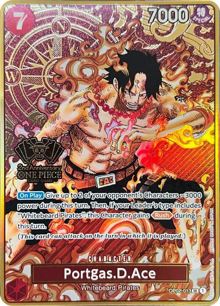 Portgas.D.Ace (One Piece Japanese Version 2nd Anniversary Set