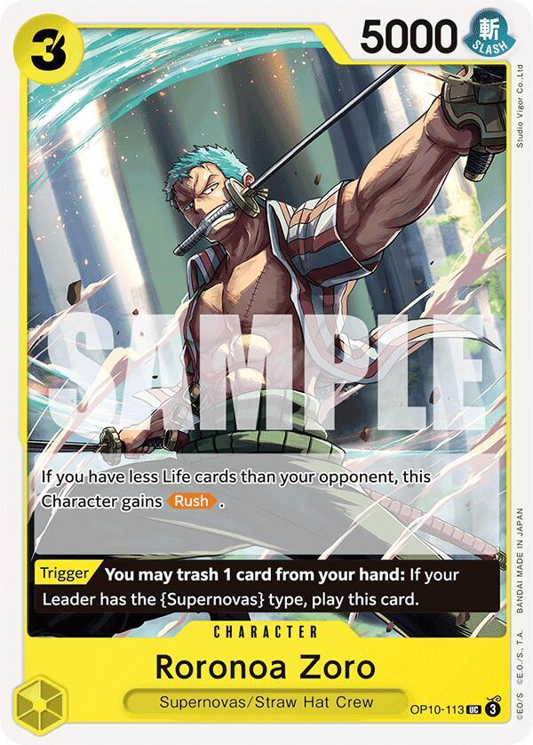 Roronoa Zoro (113) - Royal Blood - One Piece Card Game - TCGplayer.com