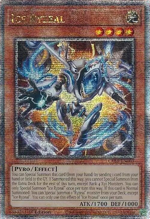 Ice Ryzeal (Quarter Century Secret Rare) - Crossover Breakers