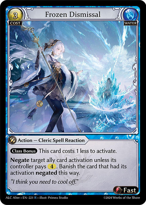 Frozen Dismissal - Alchemical Revolution Alter Edition - Grand
