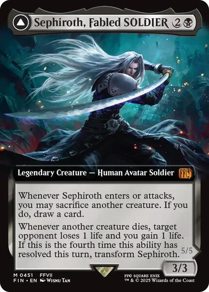 Sephiroth, Fabled SOLDIER (Extended Art) - FINAL FANTASY - Magic