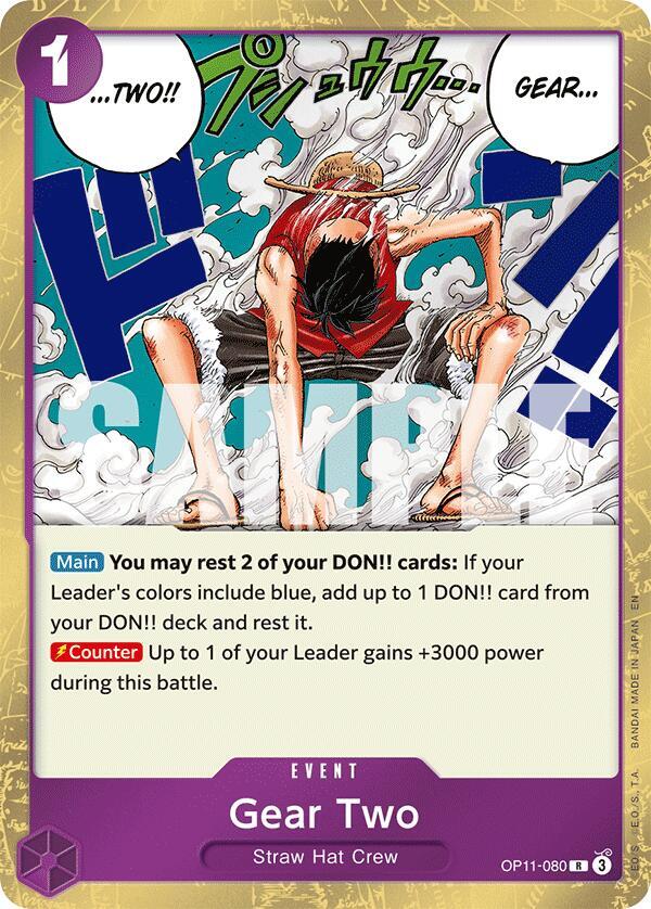 Gear Two - A Fist of Divine Speed - One Piece Card Game