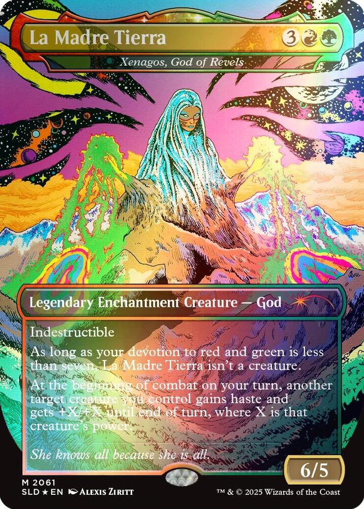 La Madre Tierra - Xenagos, God of Revels (Rainbow Foil) - Secret