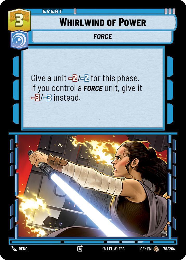 Whirlwind of Power - Legends of the Force - Star Wars: Unlimited