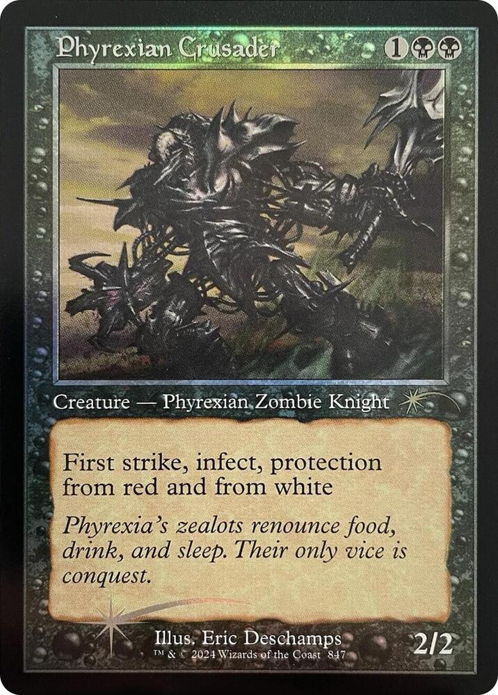 Phyrexian Crusader (Retro Frame) - Secret Lair Drop Series - Magic