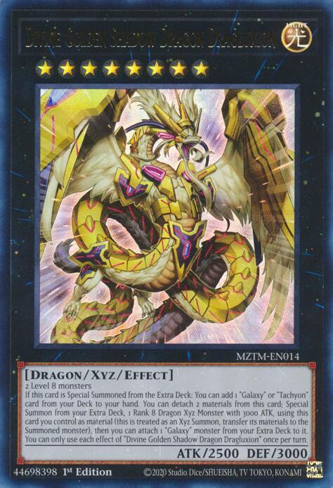 Divine Golden Shadow Dragon Dragluxion - Maze of the Master