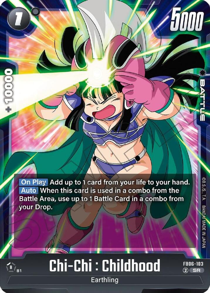 Chi-Chi : Childhood - FB06-103 - Rivals Clash - Dragon Ball Super