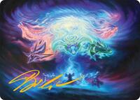 Call the Spirit Dragons Art Card (21/54) (Gold-Stamped Signature