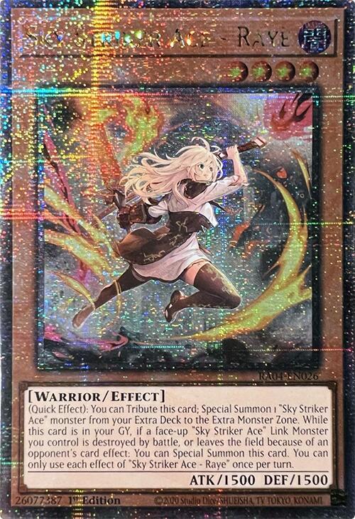 Sky Striker Ace - Raye (New Art) (Quarter Century Secret Rare