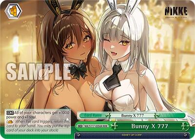 Bunny X 777 (RRR) - GODDESS OF VICTORY: NIKKE - Weiss Schwarz