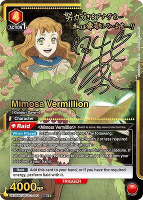 Mimosa Vermillion (093) (SR**) - UE08BT: Black Clover - Union