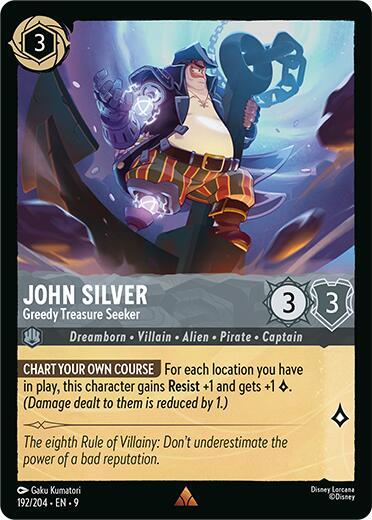 John Silver - Greedy Treasure Seeker - Fabled - Disney Lorcana