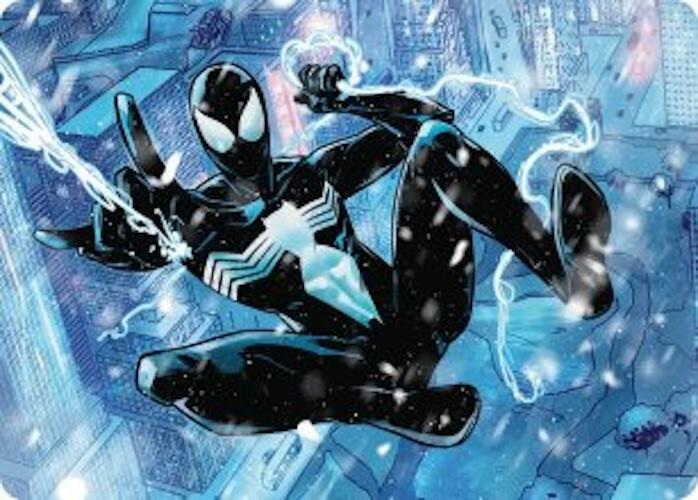 Spectacular Spider-Man (Black) Art Card - Art Series: Marvel's