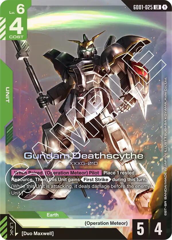 Gundam Deathscythe (GD01-025) - Newtype Rising - Gundam Card Game