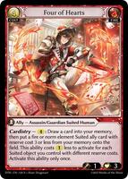 Four of Hearts - Distorted Reflections - Grand Archive TCG