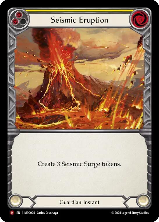 Seismic Eruption - Mastery Pack Guardian - Flesh and Blood TCG
