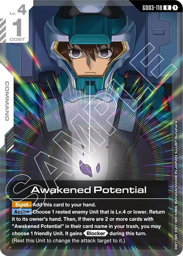 Awakened Potential - Steel Requiem - Gundam Card Game - TCGplayer.com