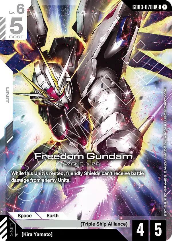 Freedom Gundam (GD03-070) - Steel Requiem - Gundam Card Game