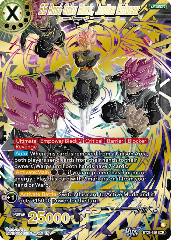 SS Rose Goku Black, Justice Enforcer - Fearsome Rivals - Dragon