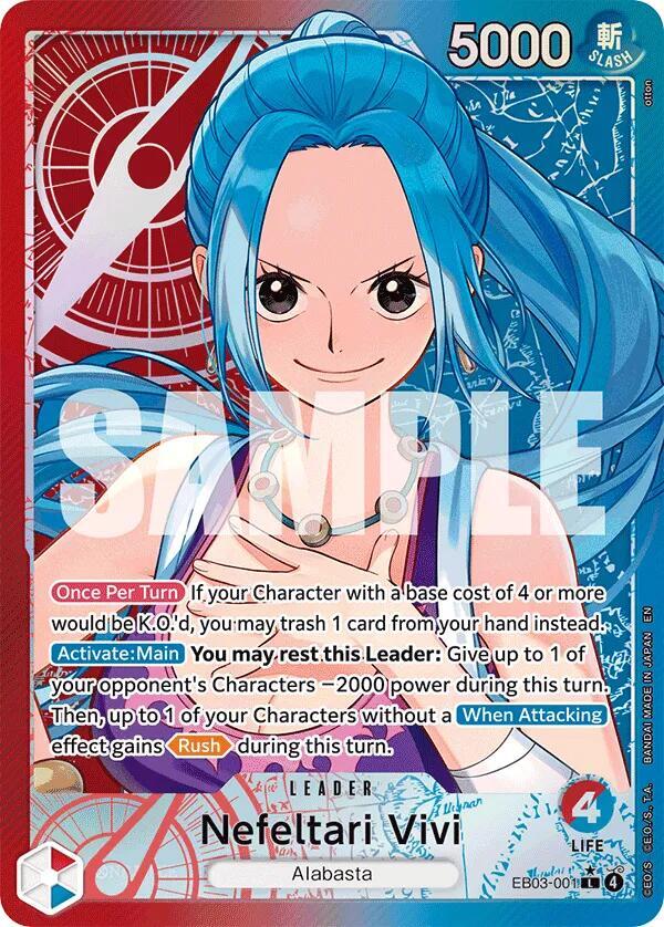 Nefeltari Vivi (001) (Alternate Art) - Extra Booster: One Piece