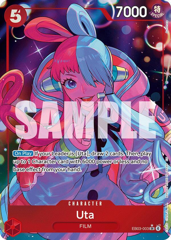 Uta (003) (Alternate Art) - Extra Booster: One Piece Heroines
