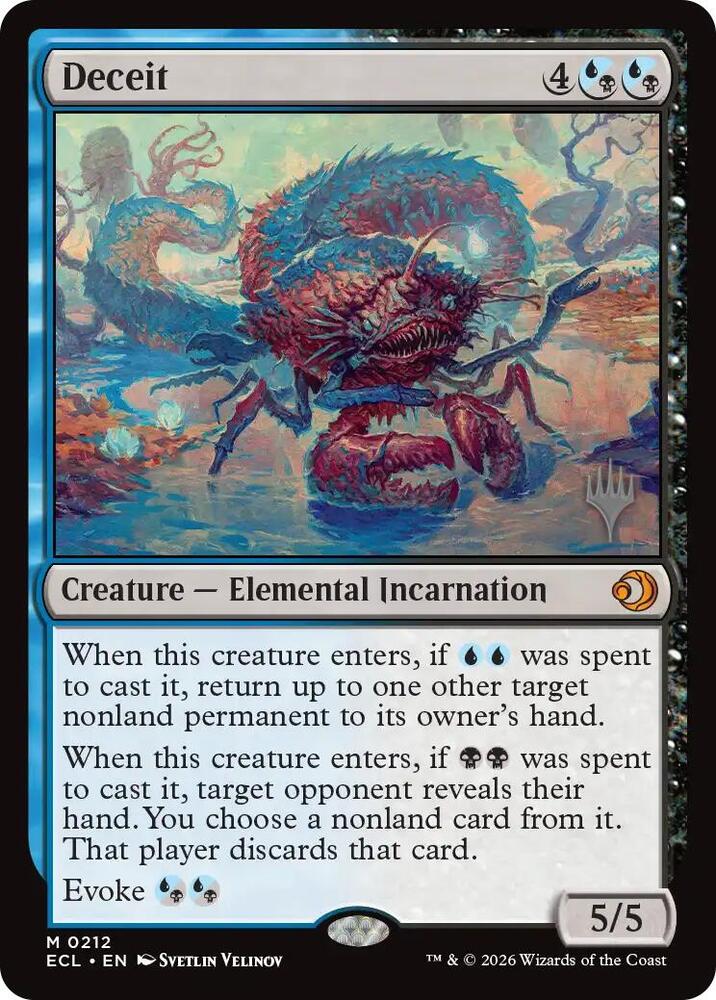 Deceit - Promo Pack: Lorwyn Eclipsed - Magic: The Gathering