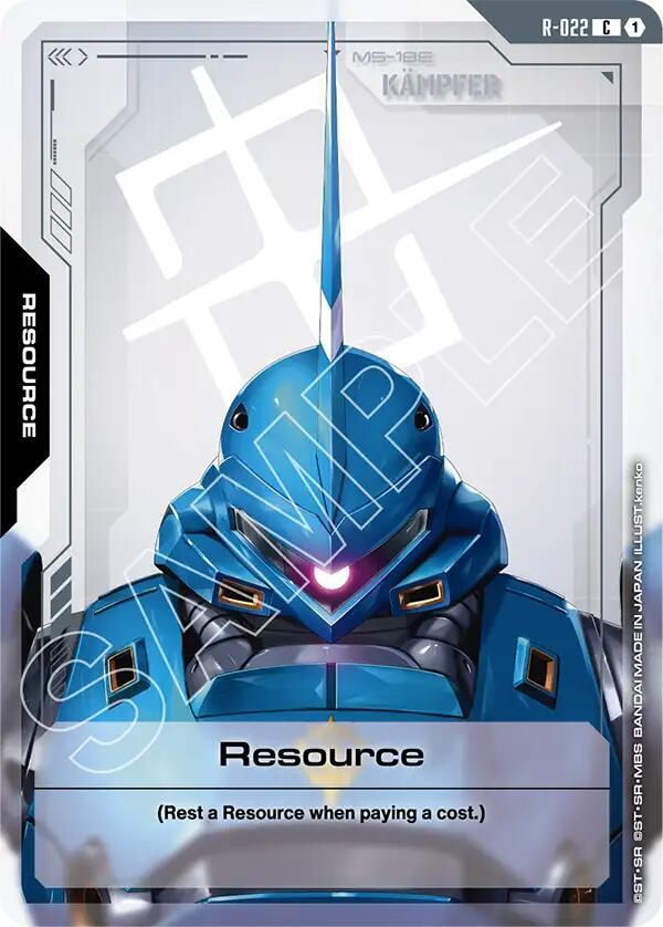 Resource (R-022) - Steel Requiem - Gundam Card Game - TCGplayer.com