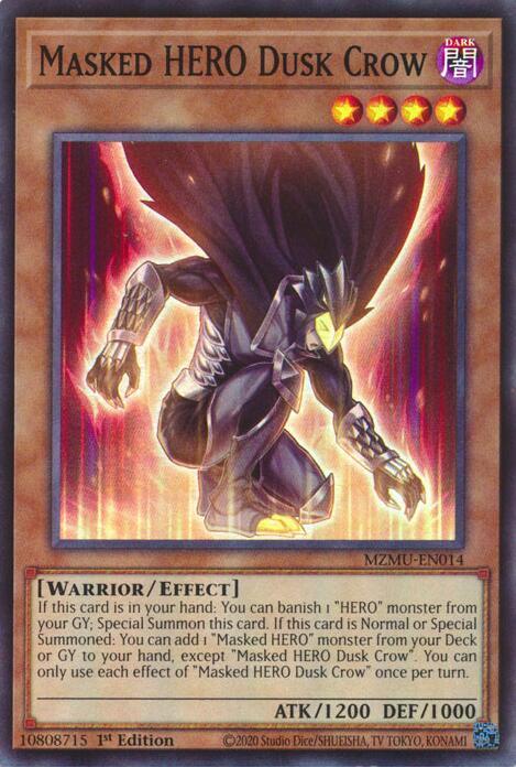 Masked HERO Dusk Crow - Maze of Muertos - YuGiOh - TCGplayer.com