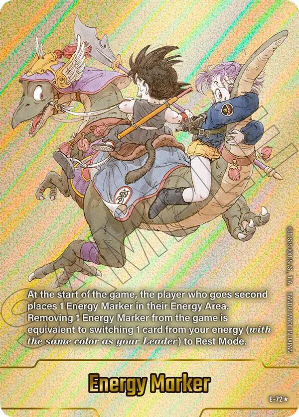 Energy Marker (E-72) (Gold) - Fusion World Energy Markers - Dragon