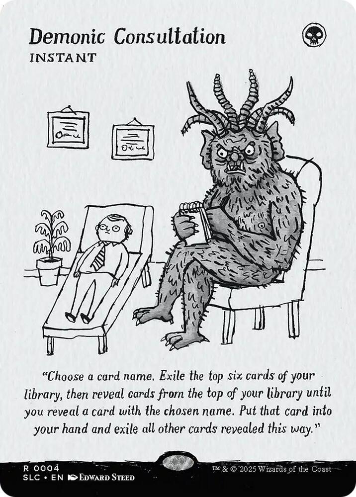 Demonic Consultation - Secret Lair Countdown Kit - Magic: The