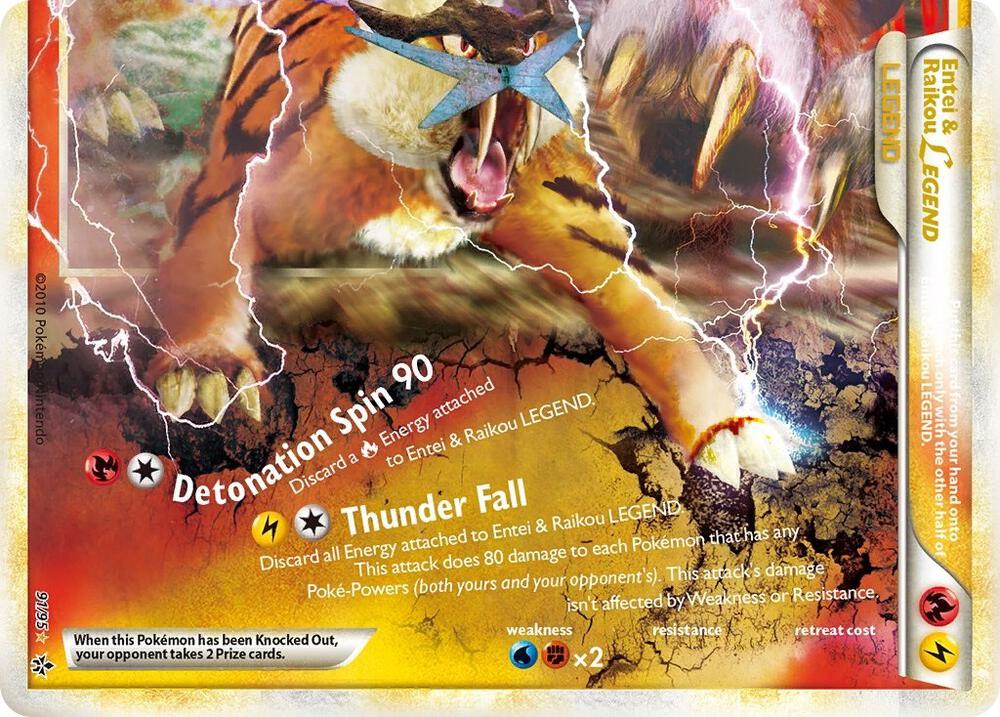 Entei & Raikou Legend (bottom) - Unleashed - Pokemon - TCGplayer.com
