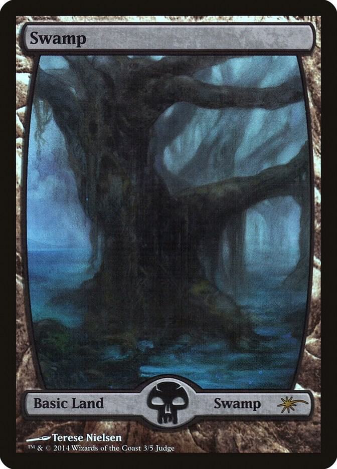 Swamp - Full Art (3) - Judge Promos - Magic: The Gathering