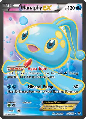 Manaphy EX (Full Art) - XY - BREAKpoint - Pokemon - TCGplayer.com