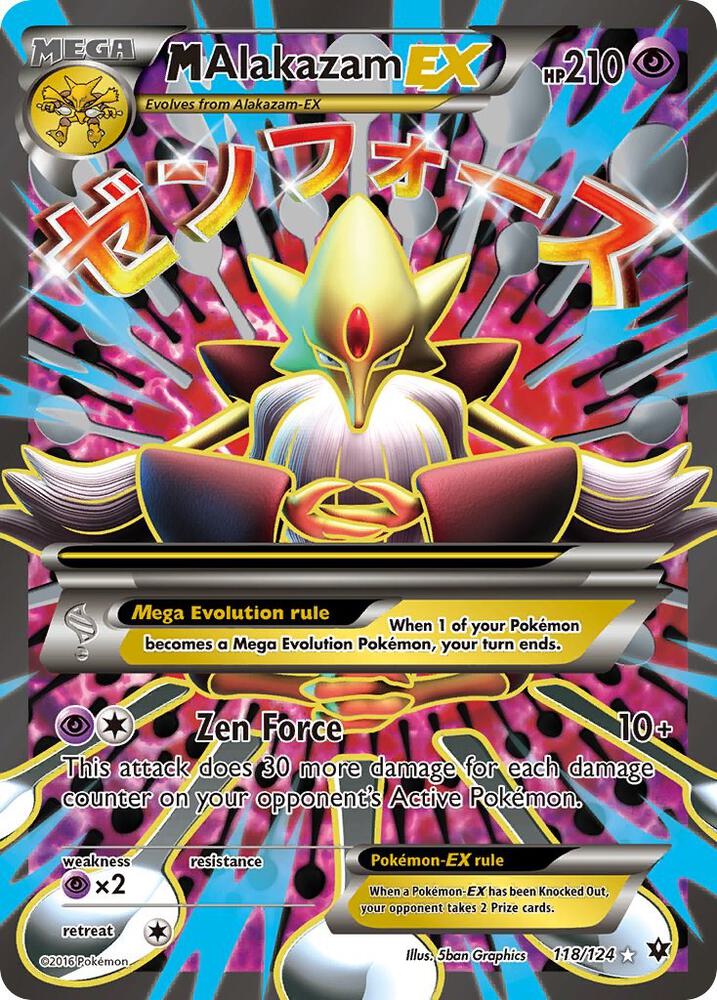 M Alakazam EX (Full Art) - XY - Fates Collide - Pokemon