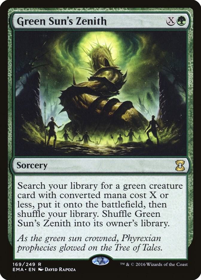 Green Sun's Zenith - Eternal Masters - Magic: The Gathering