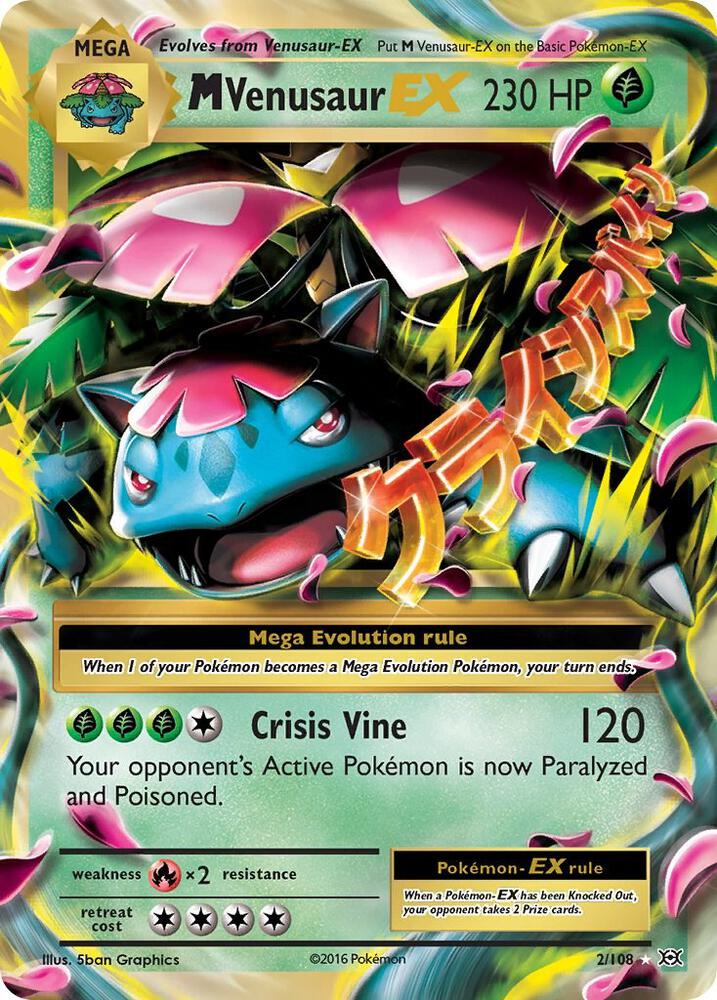 M Venusaur EX - XY - Evolutions - Pokemon - TCGplayer.com